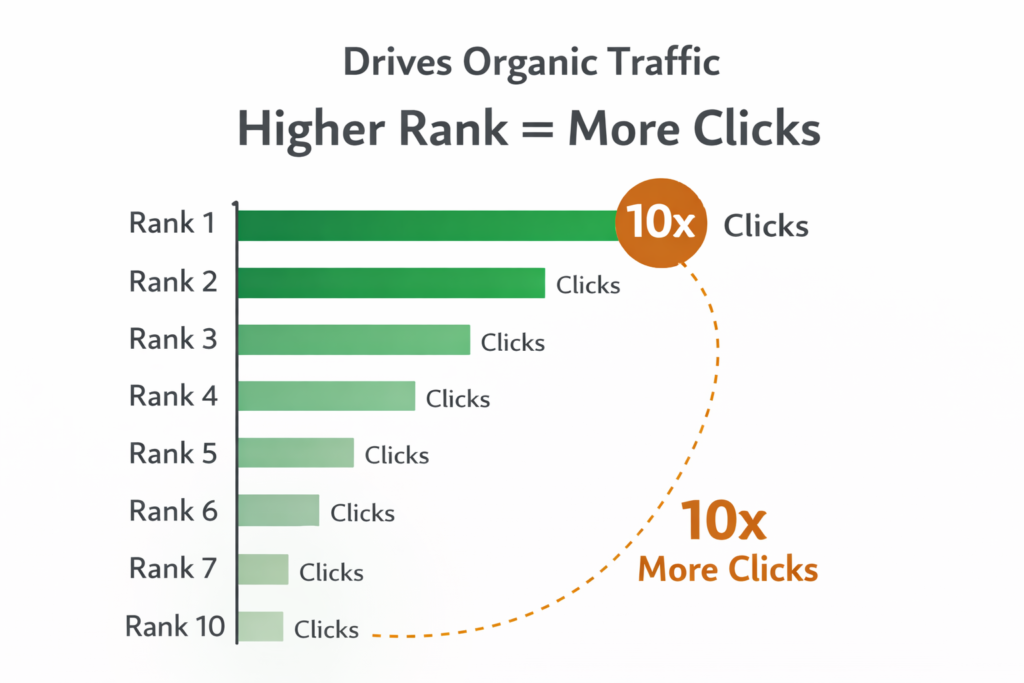 important of seo able to gain more clicks