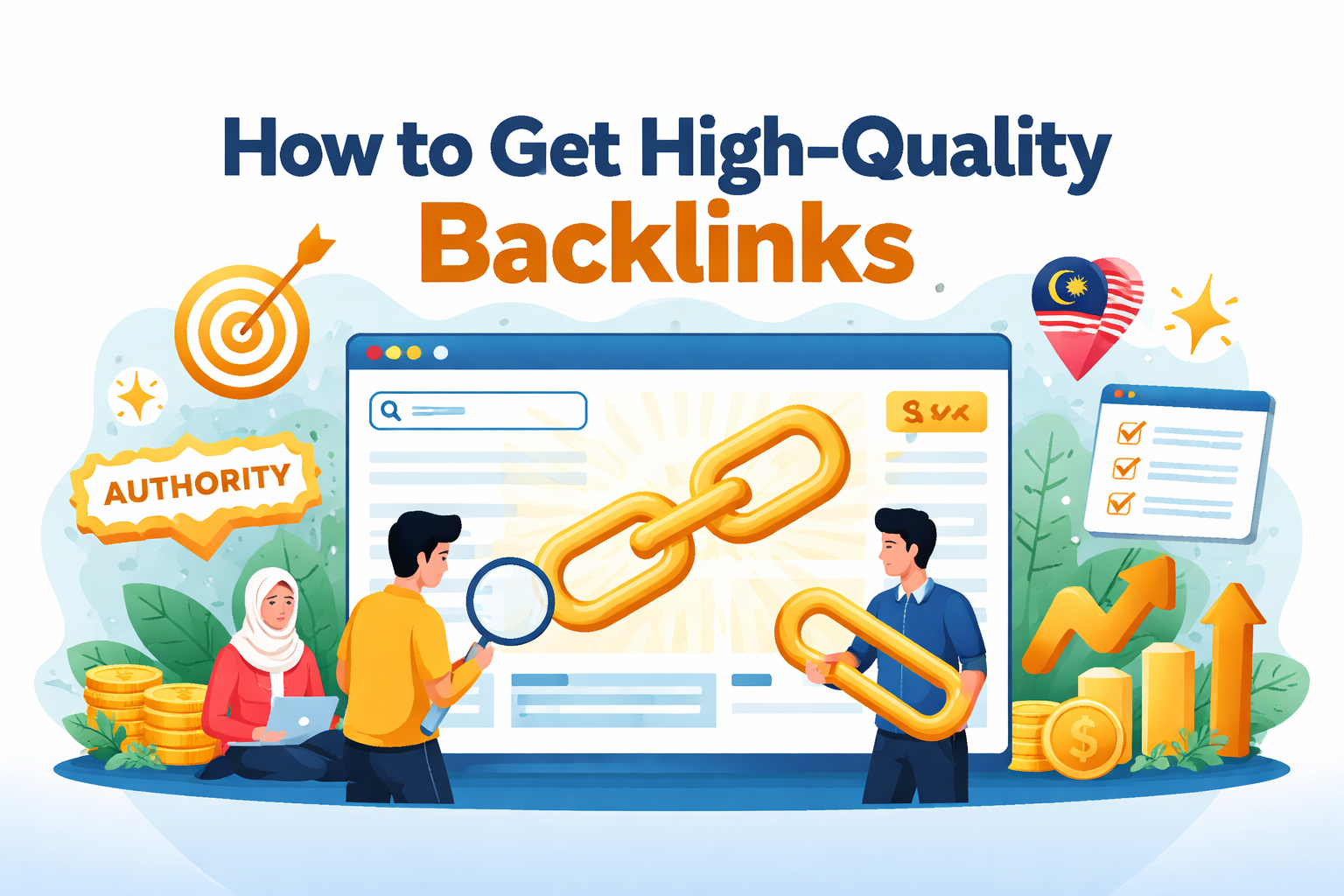 Image of how to get high-quality backlinks in Malaysia